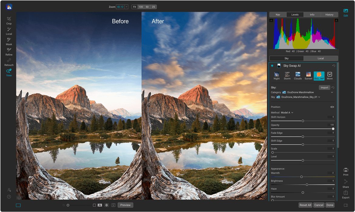 AI智能天空识别